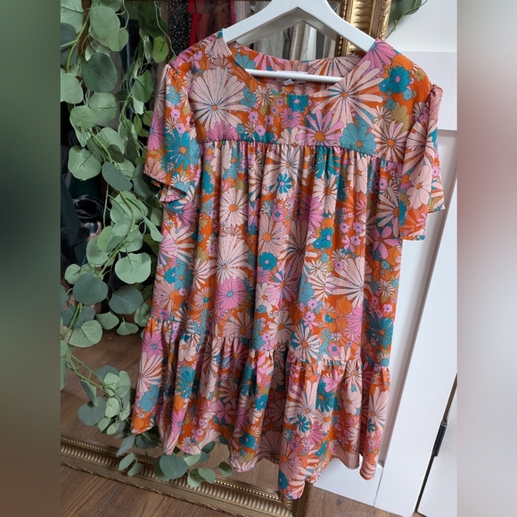 BB Dakota Retrospect Floral Mini Dress - Picture 3 of 6